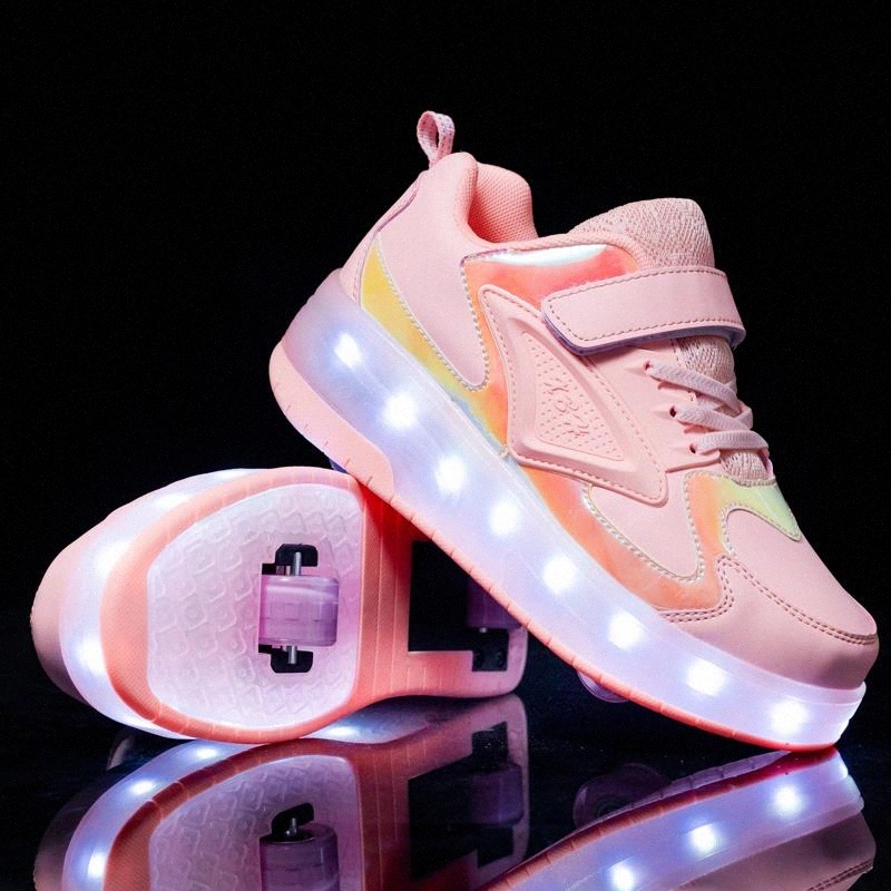 size 28-39 led wheel sneakers for kids boy girl usb glowing roller shoes with on lights double wheels children girls skate shoes #ja52
size 28-39 led wheel sneakers for kids boy girl usb glowing roller shoes with on lights double wheels children girls skate shoes #ja52