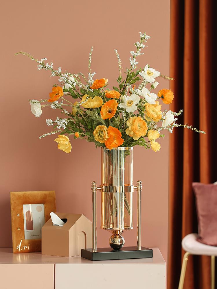 Luxury Glass Vase Metal Simple Creative European Style Flower Vase Living Room Decoration Decoracion Nordica Hogar Vases DA60HP
Luxury Glass Vase Metal Simple Creative European Style Flower Vase Living Room Decoration Decoracion Nordica Hogar Vases DA60HP