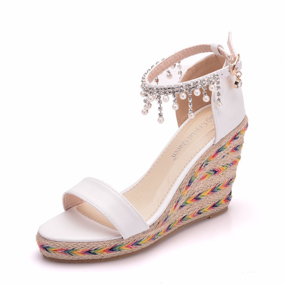 women Mature engaged beading wedding summer high ankle heels strapped sexy sandals lady party dress wedges shoes b0058 R39M, Wedding sandals.
women Mature engaged beading wedding summer high ankle heels strapped sexy sandals lady party dress wedges shoes b0058 R39M, Wedding sandals.
