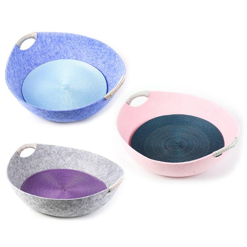 Cat Beds House with Cool Mat Felt Cloth Dog Sleeping Basket Comfortable Breathable Funny Kitten Puppy Cave
Cat Beds House with Cool Mat Felt Cloth Dog Sleeping Basket Comfortable Breathable Funny Kitten Puppy Cave