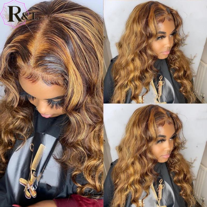 RULINDA Ombre Color Body Wave Lace Front Human Hair Wigs With Baby Hair T-part Highlight Brazilian Remy Lace Wigs, Natural color
RULINDA Ombre Color Body Wave Lace Front Human Hair Wigs With Baby Hair T-part Highlight Brazilian Remy Lace Wigs, Natural color