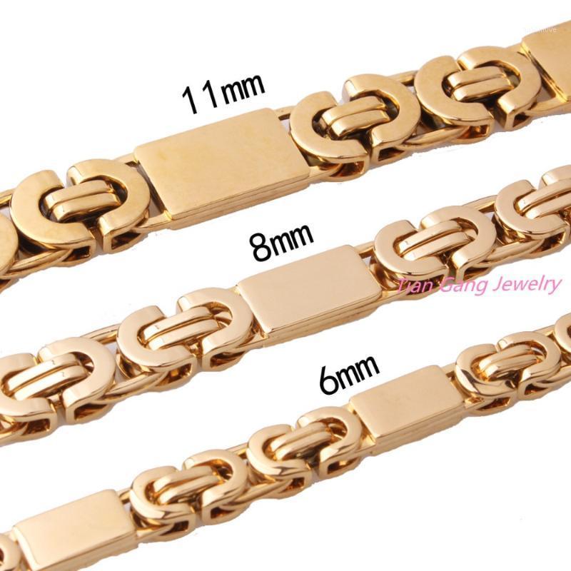 Gold Color Byzantine Top Quality Stainless Steel Necklace Boys Mens Chain Necklace Fashion Jewelry1
Gold Color Byzantine Top Quality Stainless Steel Necklace Boys Mens Chain Necklace Fashion Jewelry1