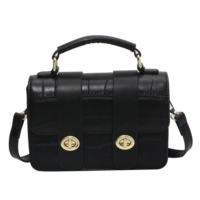 Korean version 2021 retro new tide messenger bag fashion handbag shoulder postman bag, Black
Korean version 2021 retro new tide messenger bag fashion handbag shoulder postman bag, Black