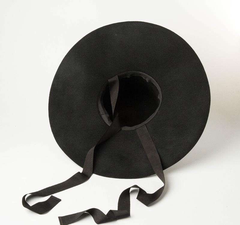 202002-hh8174 fashion style Model show Bright spot high top wool long ribbon fedoras cap women devise02, Black
202002-hh8174 fashion style Model show Bright spot high top wool long ribbon fedoras cap women devise02, Black