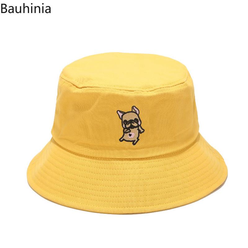 Bauhinia New Cute Dog Embroidery Bucket Hat Winter Women Solid Panama Outdoor Fisherman Hat Unisex Comfortable Casual Sun Caps, Pink
Bauhinia New Cute Dog Embroidery Bucket Hat Winter Women Solid Panama Outdoor Fisherman Hat Unisex Comfortable Casual Sun Caps, Pink