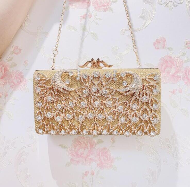 Tassel For Dia Women 2020 Metal Crystal Round Ball Shoulder Crossbody Bags Evening Party Clutch