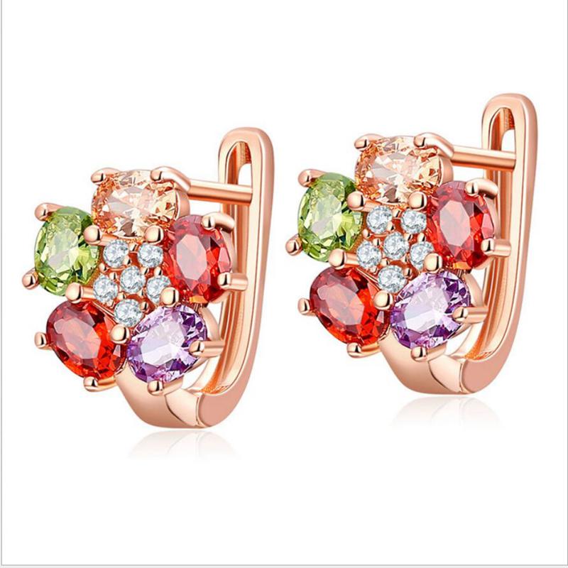 Garnet Morganite Peridot Crystal Zircon Rose Gold Ear Jewelry Hoop Huggie Earring M01-ER0298
Garnet Morganite Peridot Crystal Zircon Rose Gold Ear Jewelry Hoop Huggie Earring M01-ER0298