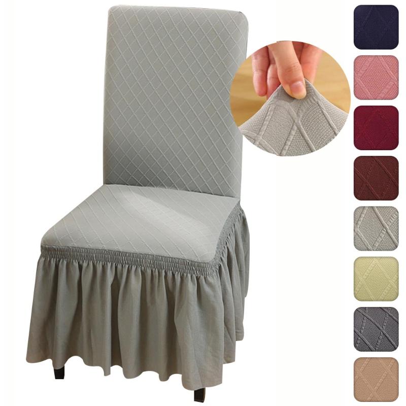 small Plaid With Skirt Dining Chair Cover Elastic Chair Slipcover Stretch Cover for Wedding Party Seat
small Plaid With Skirt Dining Chair Cover Elastic Chair Slipcover Stretch Cover for Wedding Party Seat