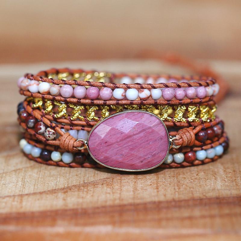 Tennis 2021 Arrive Natural Stone Charm Wrap Bracelets For Men And Women Gold Color Chain Boho Style Handmade Jewelry Drop
Tennis 2021 Arrive Natural Stone Charm Wrap Bracelets For Men And Women Gold Color Chain Boho Style Handmade Jewelry Drop