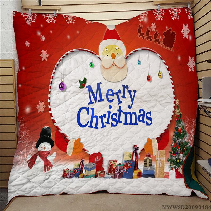 Merry Christma Santa Claus Print Quilt Creative Soft Modern Home Bed Set For Kids Children For All Seasons, 12
Merry Christma Santa Claus Print Quilt Creative Soft Modern Home Bed Set For Kids Children For All Seasons, 12