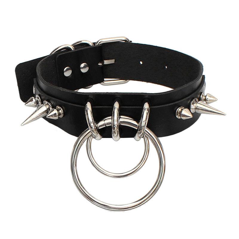 Chokers Multilayer Sexy Punk Spike Metal Collar Girls Leather Harness Choker Necklace For Women Party Club Chockers Gothic Jewelry Gifts
Chokers Multilayer Sexy Punk Spike Metal Collar Girls Leather Harness Choker Necklace For Women Party Club Chockers Gothic Jewelry Gifts