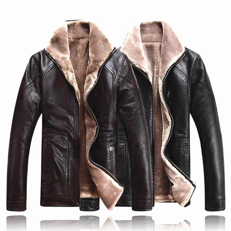 Men's sells hot winter thick sheep's casual clothing gathering leather cargo jacket free 8POO, Brown
Men's sells hot winter thick sheep's casual clothing gathering leather cargo jacket free 8POO, Brown