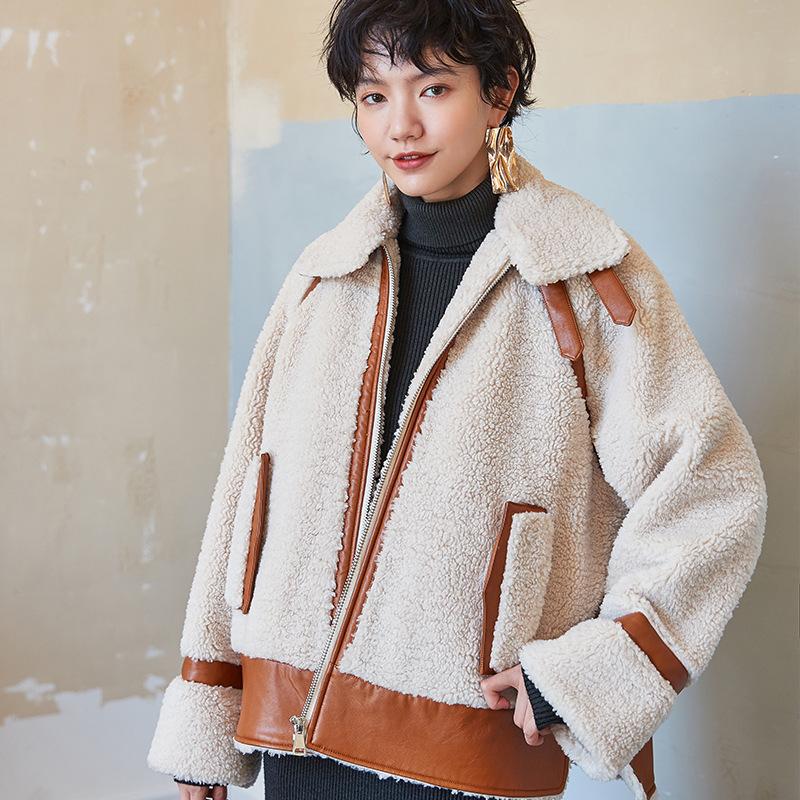 Winter Women High Quality faux lambswool Fur OverCoats Luxury short casual Thick Warm Plus Size female 2020 beige coffee, See chart
Winter Women High Quality faux lambswool Fur OverCoats Luxury short casual Thick Warm Plus Size female 2020 beige coffee, See chart