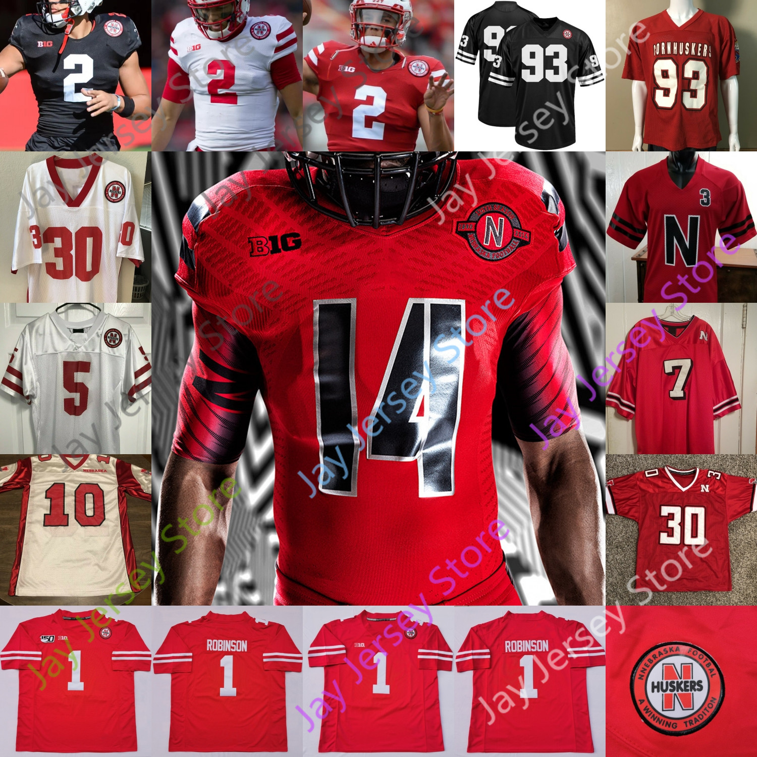 Nebraska Cornhuskers Football Jersey NCAA College Johnny Rodgers JD Spielman Khalil Davis Ndamukong Suh Amukamara Phillips Stoll Tannor, White ii
Nebraska Cornhuskers Football Jersey NCAA College Johnny Rodgers JD Spielman Khalil Davis Ndamukong Suh Amukamara Phillips Stoll Tannor, White ii