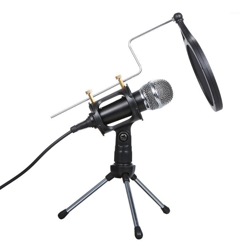Microphone Wired Condenser Microphone Mic Audio 3.5mm Studio Mic Vocal Recording KTV Stand for PC Phone1
Microphone Wired Condenser Microphone Mic Audio 3.5mm Studio Mic Vocal Recording KTV Stand for PC Phone1