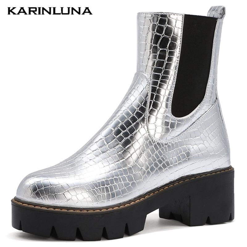 Karin New Large Sizes 43 Square Heels Platform Autumn Winter Woman Shoes Ankle Boots, Black
Karin New Large Sizes 43 Square Heels Platform Autumn Winter Woman Shoes Ankle Boots, Black