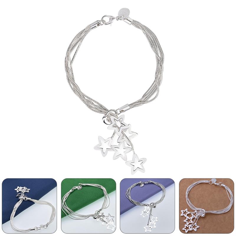 Charm Bracelets Friendship Bracelet Wish Inspirational Hand Chain Five Stars Bangle
Charm Bracelets Friendship Bracelet Wish Inspirational Hand Chain Five Stars Bangle