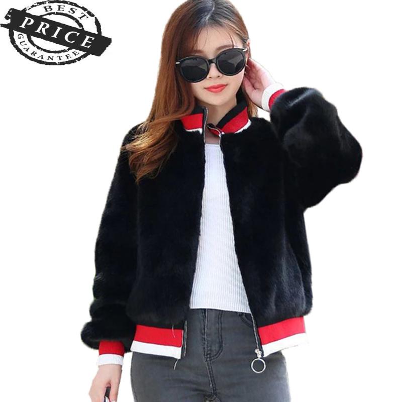Winter Women Long sleeves Autumn Mandarin collar Zipper Faux fur Coats New Fashion Thicken Warm Pockets Female Outwear C 724, White
Winter Women Long sleeves Autumn Mandarin collar Zipper Faux fur Coats New Fashion Thicken Warm Pockets Female Outwear C 724, White