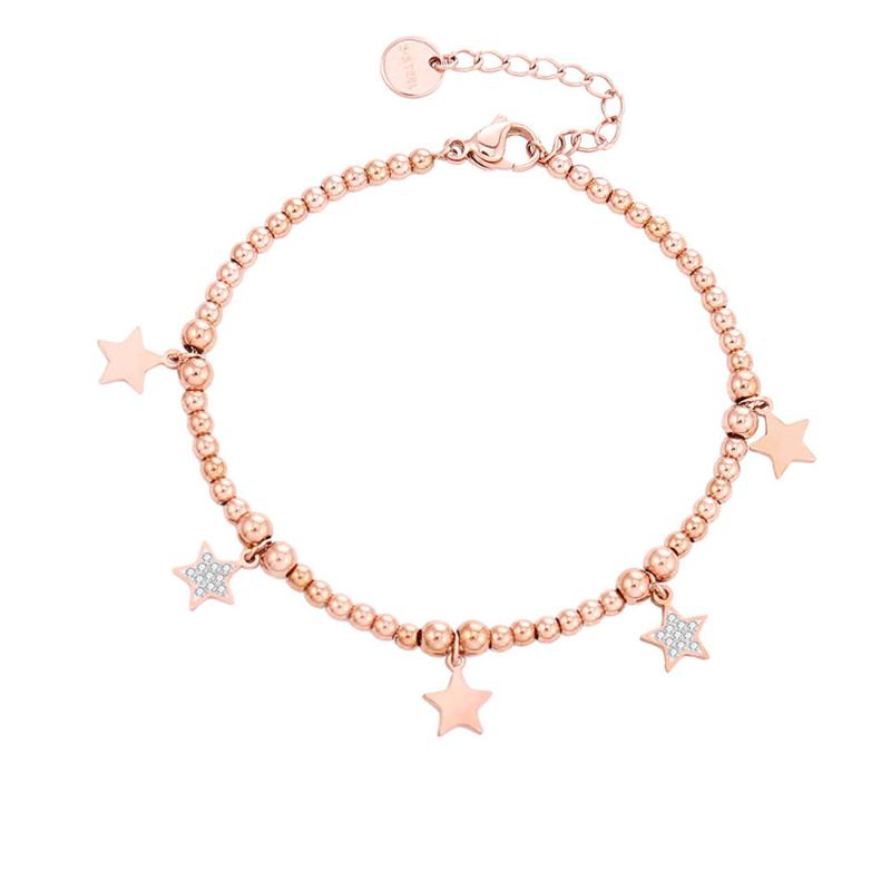 Charm Bracelets Zircon Stars Pendants Stainless Steel Bead Bracelet Women Kpop Gold Colored Chains Simple Jewelry Gifts
Charm Bracelets Zircon Stars Pendants Stainless Steel Bead Bracelet Women Kpop Gold Colored Chains Simple Jewelry Gifts
