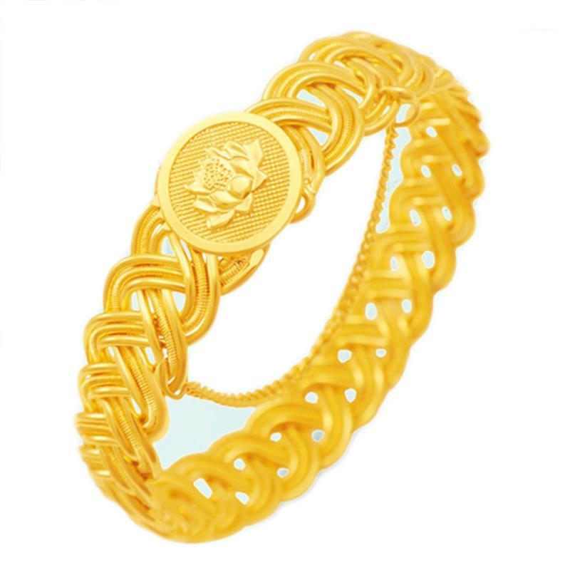 Unique Handwork Compiled Flowers Bangle Yellow Gold Filled Womens Bangle Bracelet With Lotus Pattern1
Unique Handwork Compiled Flowers Bangle Yellow Gold Filled Womens Bangle Bracelet With Lotus Pattern1