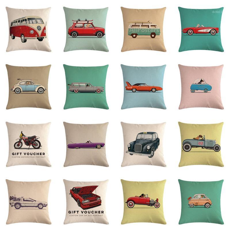 2020 new Korean retro car dog print linen pillowcase office living room cushion cover sofa 45*45cm pillow cover1
2020 new Korean retro car dog print linen pillowcase office living room cushion cover sofa 45*45cm pillow cover1