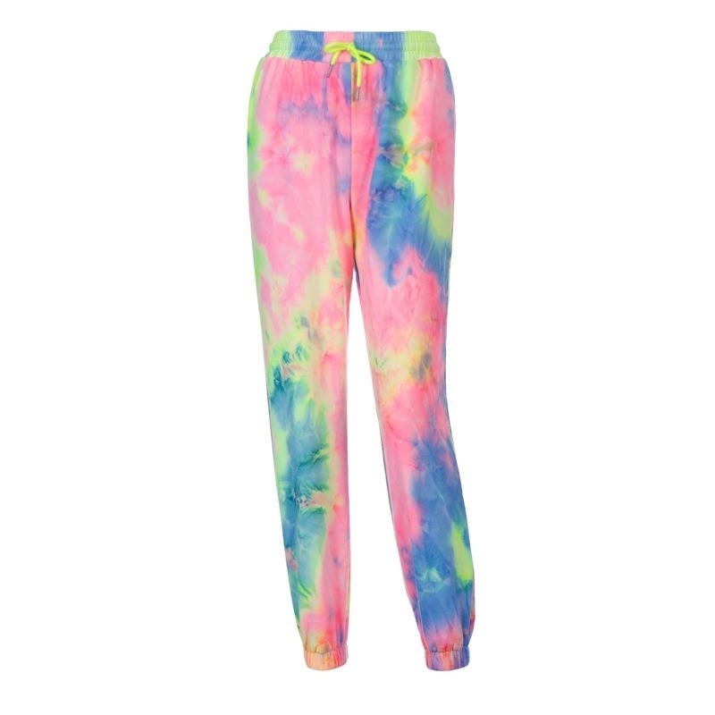 Summer Women'S Pants Sweatpants For Women TieDye Aesthetic Track Pants Streetwear Women Joggers Lose Weight Sweatpants Women 201113