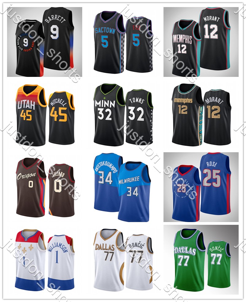 Youth Mitchell 45 Morant 12 Lillard 0 Barrett 9 Fox 5 Towns 32 Doncic 77 Antetokounmpo 34 Rose 25 Williamson 1 Black Basketball Jerseys, Black;red
Youth Mitchell 45 Morant 12 Lillard 0 Barrett 9 Fox 5 Towns 32 Doncic 77 Antetokounmpo 34 Rose 25 Williamson 1 Black Basketball Jerseys, Black;red