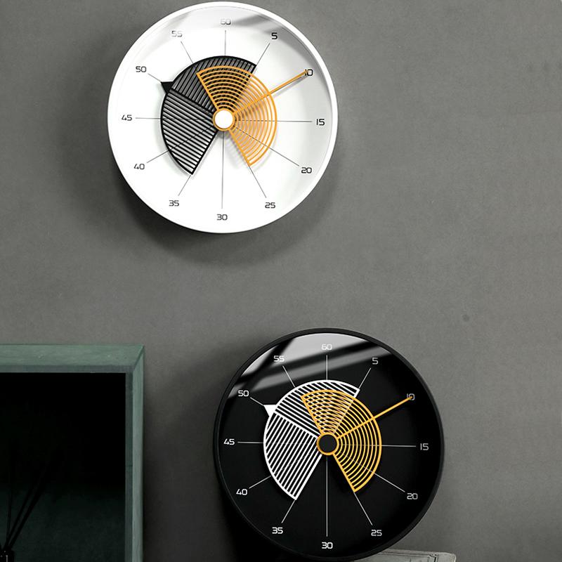 Fashion art semicircle pointer office home wall clock Simple and fresh mute decorative wall clocks
Fashion art semicircle pointer office home wall clock Simple and fresh mute decorative wall clocks