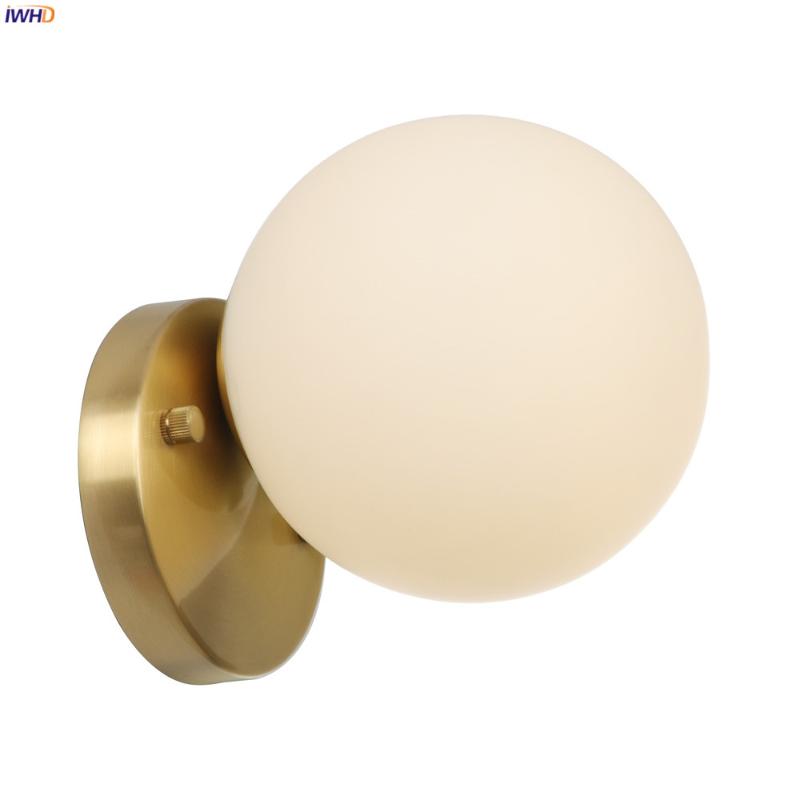 IWHD Nordic Glass Ball LED Wall Lights For Home Lighting Bathroom Mirror Stair Light Copper Wall Lamp Applique Murale Wandlamp
IWHD Nordic Glass Ball LED Wall Lights For Home Lighting Bathroom Mirror Stair Light Copper Wall Lamp Applique Murale Wandlamp
