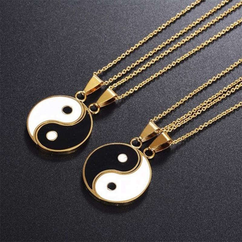 Pendant Necklaces Indie Vintage Fashion Alloy Yin Yang Puzzle Piece Necklace Birthday Jewelry Gifts For Couple Or Friends Unisex
Pendant Necklaces Indie Vintage Fashion Alloy Yin Yang Puzzle Piece Necklace Birthday Jewelry Gifts For Couple Or Friends Unisex