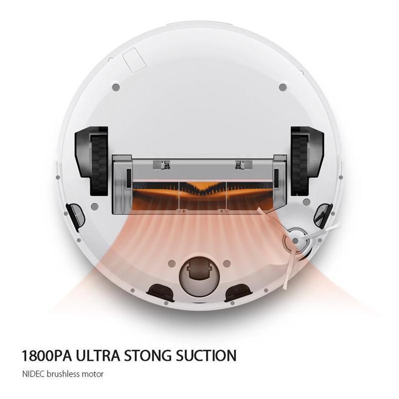 XIAOMI MIJIA Mi Sweeping Mopping Robot Vacuum Cleaners for Home Auto Dust Sterilize 2500PA Cyclone Suction Smart Planned WIFI