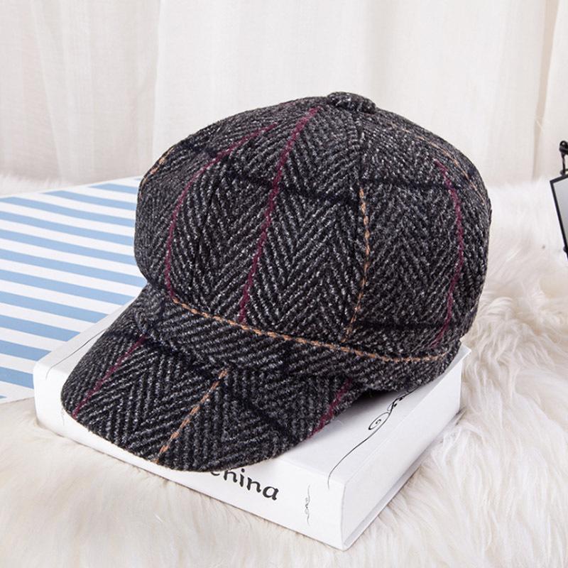 Women Berets Cap Baseball Cap For Winter Female Cotton Hats Plaid Vintage Fashion Casual Hats Autumn Fashion Classic Berets HX12, Black
Women Berets Cap Baseball Cap For Winter Female Cotton Hats Plaid Vintage Fashion Casual Hats Autumn Fashion Classic Berets HX12, Black