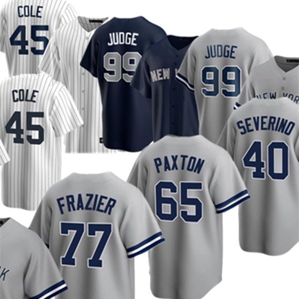 Custom 45 Gerrit Cole 99 Aaron Judge Jersey 2 Derek Jeter Gary Sanchez DJ LeMahieu Gleyber Torres Stanton Chapman Urshela Baseball Jerseys, Youth's color 2
Custom 45 Gerrit Cole 99 Aaron Judge Jersey 2 Derek Jeter Gary Sanchez DJ LeMahieu Gleyber Torres Stanton Chapman Urshela Baseball Jerseys, Youth's color 2