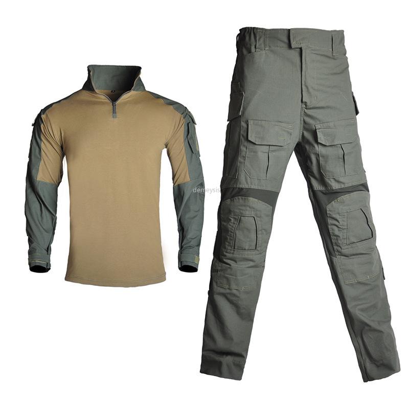 Combat Uniform Hunting Shirts Cargo Pants with Elbow Knee Pads Comfortable Tactical Paintball Training Clothing Sets, Black
Combat Uniform Hunting Shirts Cargo Pants with Elbow Knee Pads Comfortable Tactical Paintball Training Clothing Sets, Black