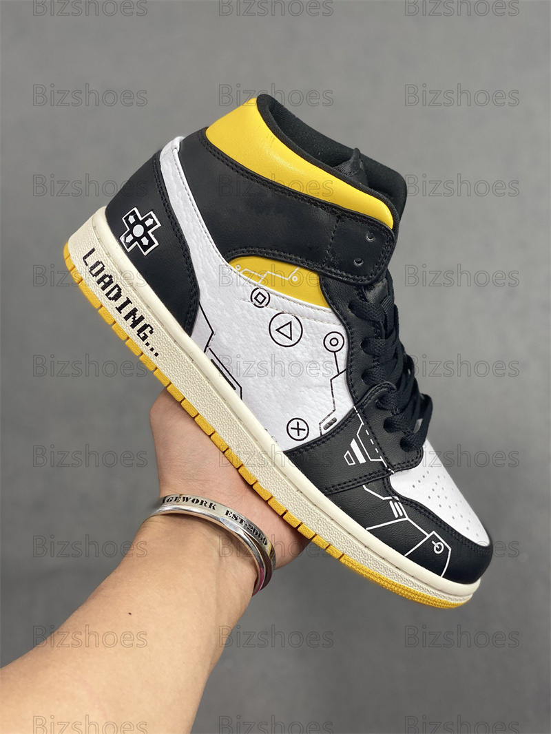 1 Mid WMNS Sports shoes Laser Orange White leather Black SE Game Console/Loading Outdoor Casual Sneakers, 01
1 Mid WMNS Sports shoes Laser Orange White leather Black SE Game Console/Loading Outdoor Casual Sneakers, 01