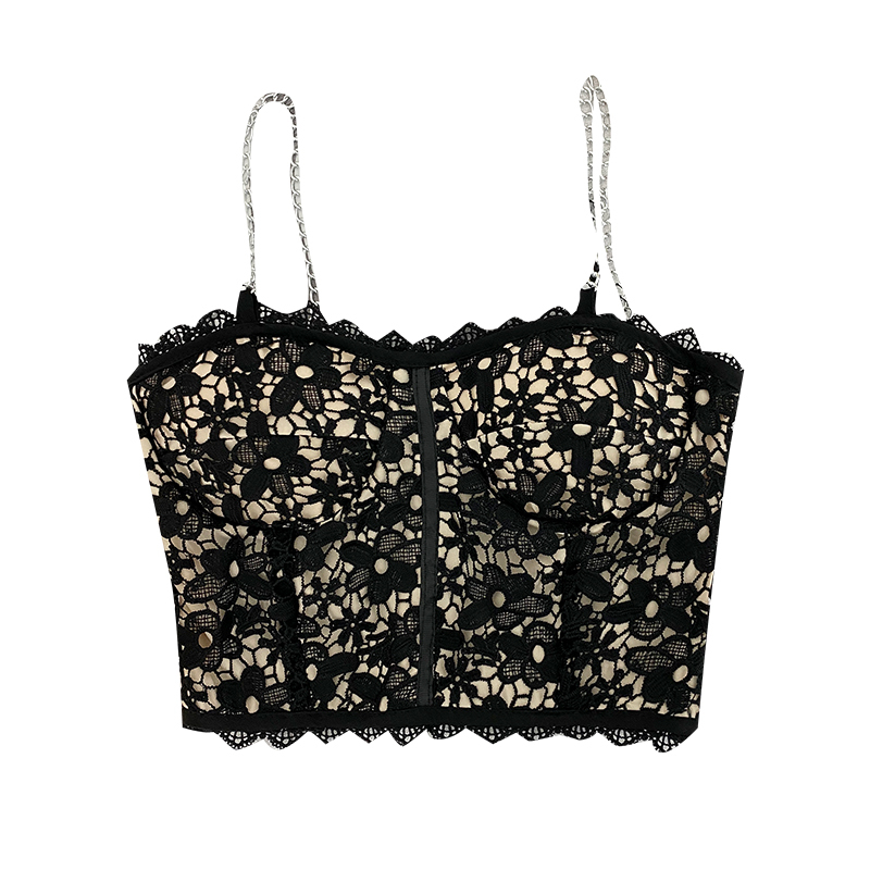 2021 New New all-match sexy lace underwear beautiful back strap, top, female chain base, wrap chest 5GJ1, Black
2021 New New all-match sexy lace underwear beautiful back strap, top, female chain base, wrap chest 5GJ1, Black