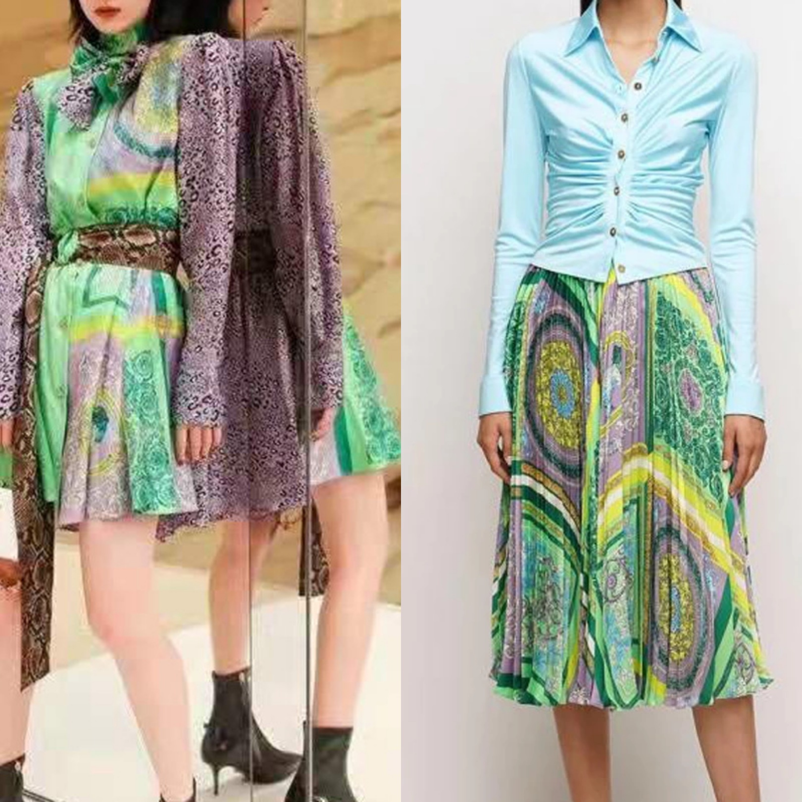 European and American spring catwalk latest fashion bow-tie print shirt dress, Ay091252
European and American spring catwalk latest fashion bow-tie print shirt dress, Ay091252