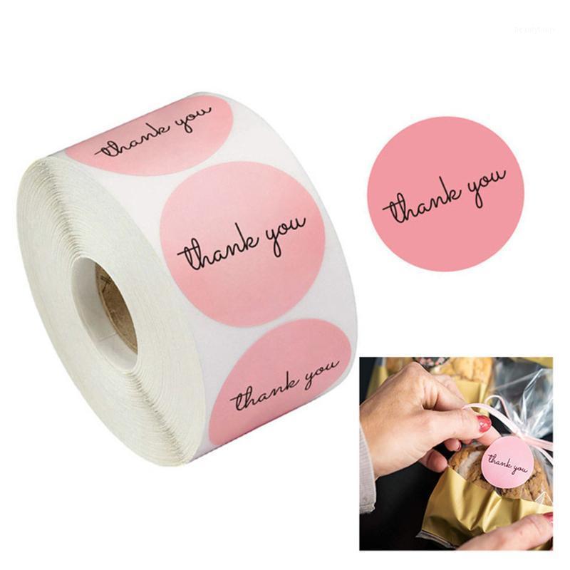 500Pcs/Roll Thank You Pink Stickers Self Adhesive Handmade Labels Wedding Gift Party Decoration1
500Pcs/Roll Thank You Pink Stickers Self Adhesive Handmade Labels Wedding Gift Party Decoration1