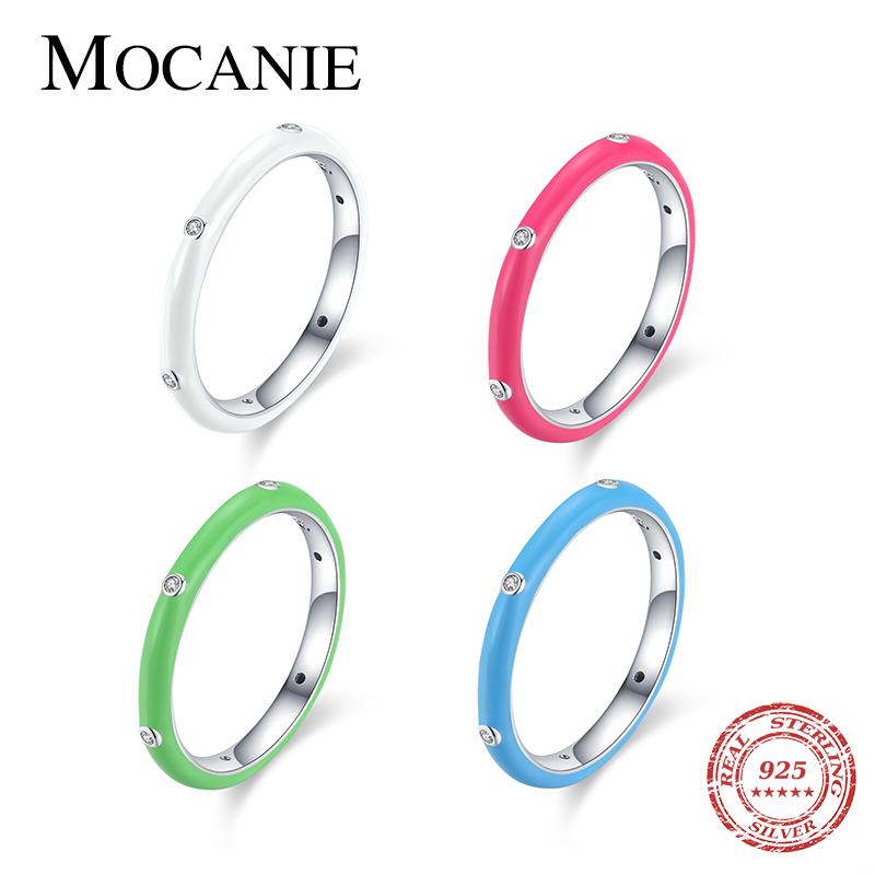 Mocanie Hight Qulity 925 Sterling Silver 4 Color Enamel Wedding Engagement Bands for Women Wife Shining Zirconia Rings Jewelry
Mocanie Hight Qulity 925 Sterling Silver 4 Color Enamel Wedding Engagement Bands for Women Wife Shining Zirconia Rings Jewelry