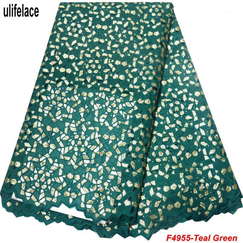 Teal Green color Sequins organza lace fabric Eco-friendly Double Organza French lace High Quality Nigerian fabrics F4-9551
Teal Green color Sequins organza lace fabric Eco-friendly Double Organza French lace High Quality Nigerian fabrics F4-9551