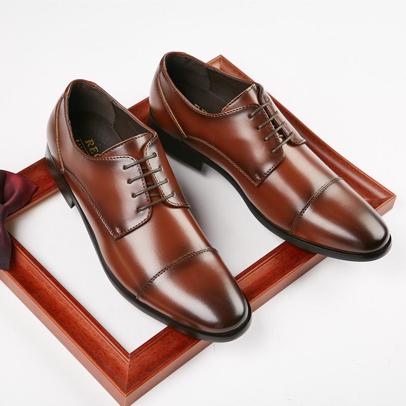Men Dress Shoes Quality Men Formal Shoes Lace-up Business Oxford Brand Wedding Leather Sapatos Masculinos, Black
Men Dress Shoes Quality Men Formal Shoes Lace-up Business Oxford Brand Wedding Leather Sapatos Masculinos, Black