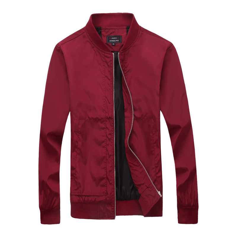 2021 The New Fine Coats Plus Size M-4xl Casual Fashion Men's Sports Jacket Jackets 6s7b, Red