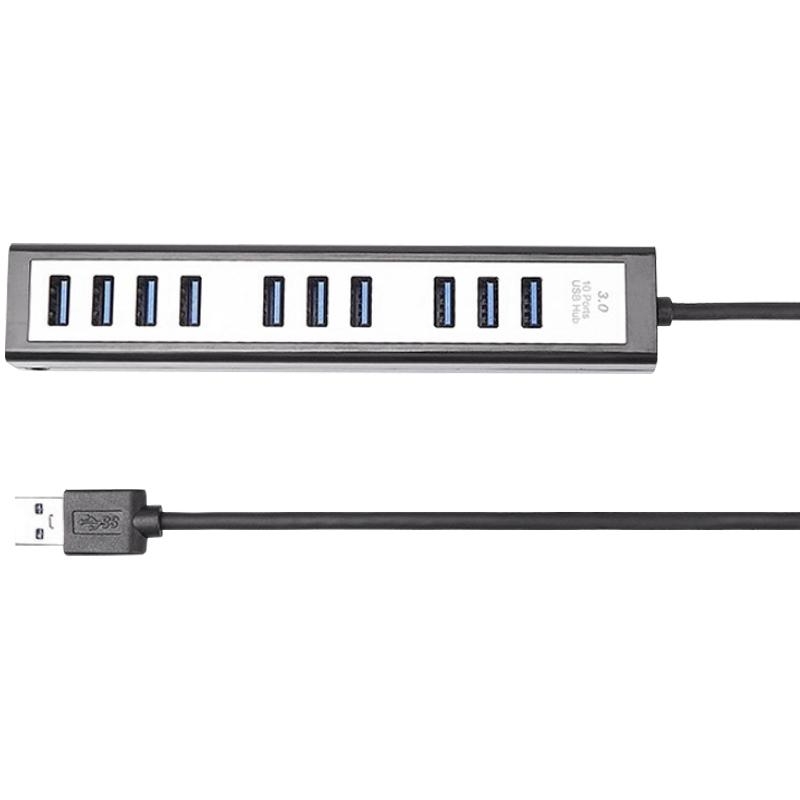 10 Port USB 3.0 Hub High Speed USB HUB Expansion Charger Adapter Multi Splitter for PC Laptop
10 Port USB 3.0 Hub High Speed USB HUB Expansion Charger Adapter Multi Splitter for PC Laptop