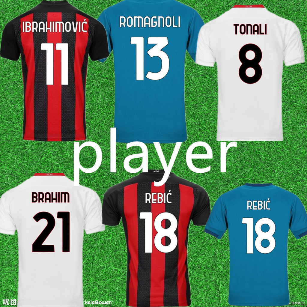 player AC milan soccer jersey 2020 2021 AC football shirt IBRAHIMOVIC TONALI PAQUETA BENNACER REBIC Camiseta de futbol ROMAGNOLI Ibrahimovic, Black;yellow
player AC milan soccer jersey 2020 2021 AC football shirt IBRAHIMOVIC TONALI PAQUETA BENNACER REBIC Camiseta de futbol ROMAGNOLI Ibrahimovic, Black;yellow