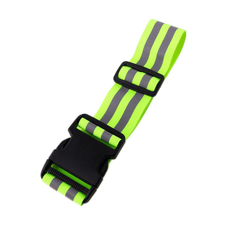 

Belts High Visibility Reflective Safety Security Belt For Night Running Walking Biking, Green