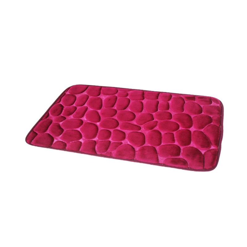 3D Soft Carpet Cobblestone Memory Foam Mats Home Bathroom Toilet Door Mat Absorbent Non-slip Kitchen Floor Rug 40*60cm, Wine red
3D Soft Carpet Cobblestone Memory Foam Mats Home Bathroom Toilet Door Mat Absorbent Non-slip Kitchen Floor Rug 40*60cm, Wine red