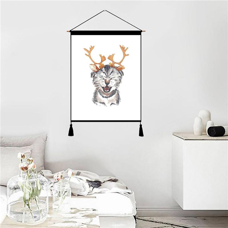 Wall Decorations Cartoon Animal Print Picture Hanging Decorations with Rope Pendants for Home Office Cafe Shop
Wall Decorations Cartoon Animal Print Picture Hanging Decorations with Rope Pendants for Home Office Cafe Shop