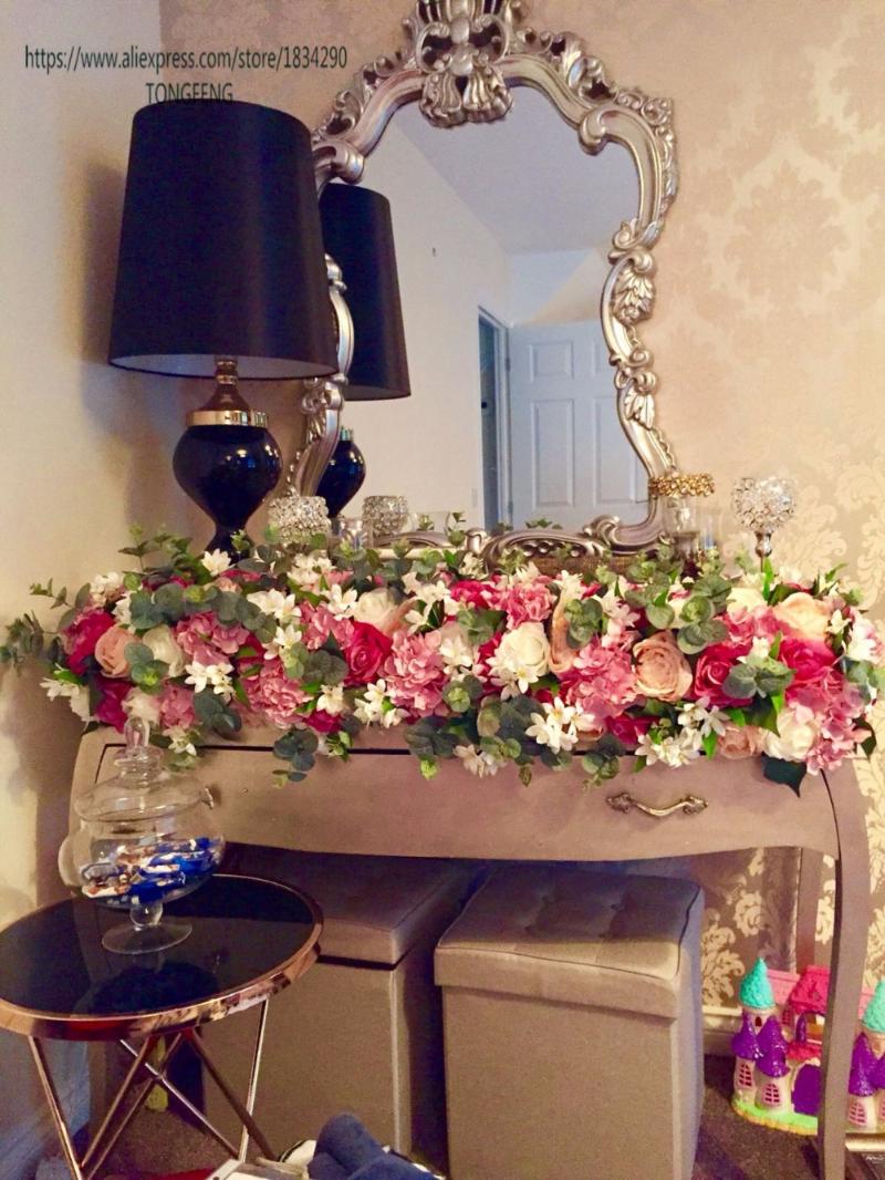wedding decoration artificial silk rose hydrangea peony flowers row wedding props Arches decoration TONGFENG, 120cm
wedding decoration artificial silk rose hydrangea peony flowers row wedding props Arches decoration TONGFENG, 120cm