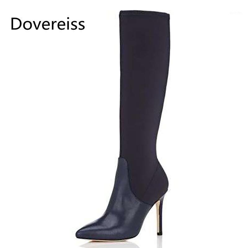Dovereiss Fashion Women's Shoes Winter Concise New Sexy Blue Zipper Stilettos heels Clear Heels Boots Knee high Boots 35-451
Dovereiss Fashion Women's Shoes Winter Concise New Sexy Blue Zipper Stilettos heels Clear Heels Boots Knee high Boots 35-451