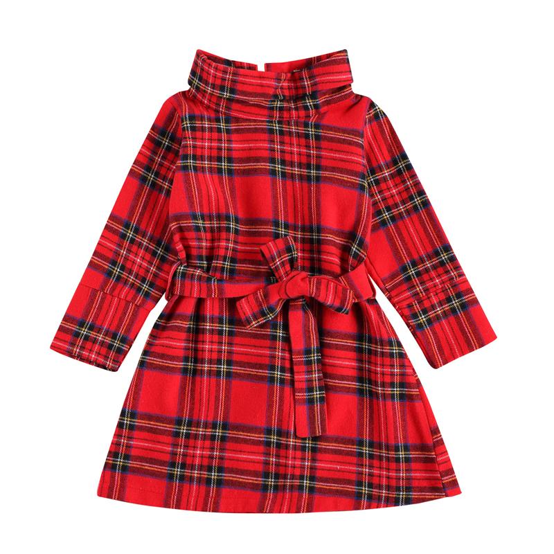 lioraitiin 2-7Years Toddler Baby Girl High Collar Dress Red and Black Plaid Belted Outfits Long Sleeve Tunic Autumn Clothing, As pic
lioraitiin 2-7Years Toddler Baby Girl High Collar Dress Red and Black Plaid Belted Outfits Long Sleeve Tunic Autumn Clothing, As pic